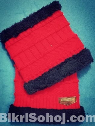 Unisex Sherpa Beanie & Neck Warmer